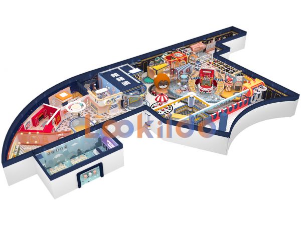 Custom Macaron Ocean Candy Castle Indoor Soft Play Playground Suppliers