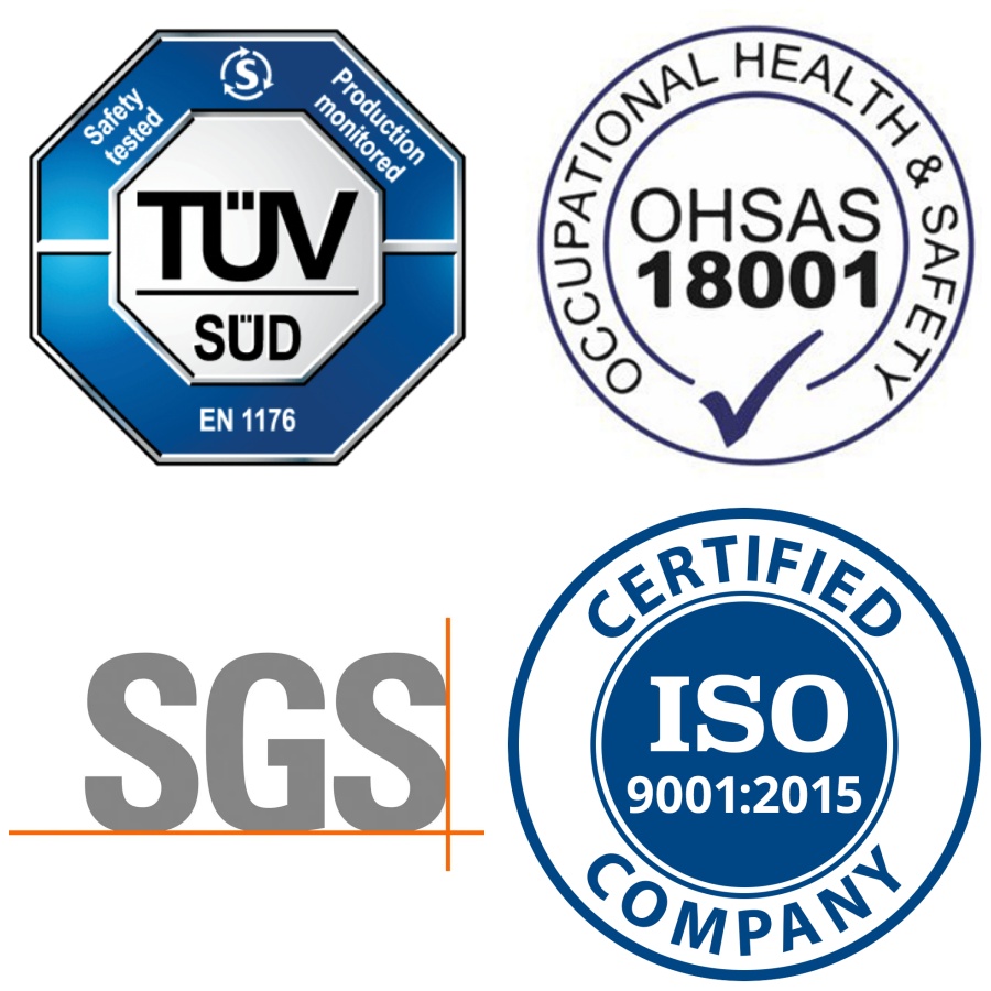 Lookiido - Commercial Soft Playground Certifications: TUV, CE, SGS, and ISO