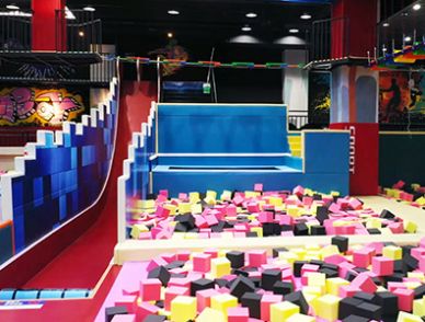 EPIC Family Fun in China! Lookiido's 3-Zone Sports Trampoline Park