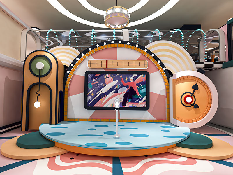 Colorful Macaron Themed Soft Playground Planing in Hotel Shopping Mall