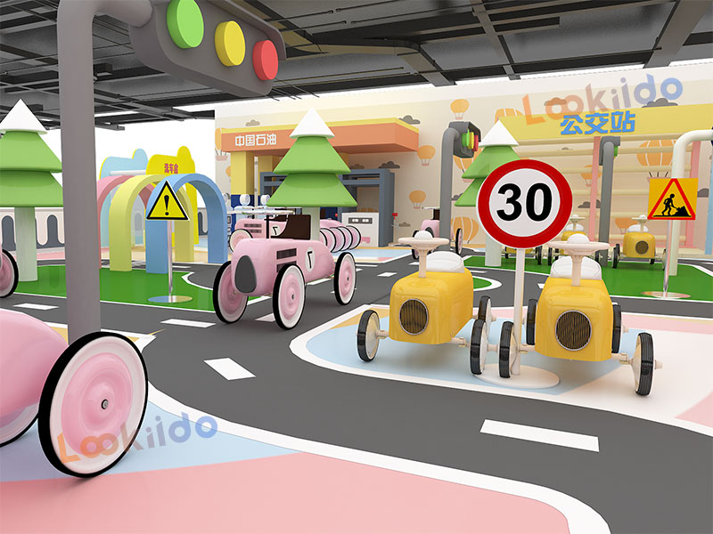 Traffic Car Role Playing School Parent Child Soft Playground
