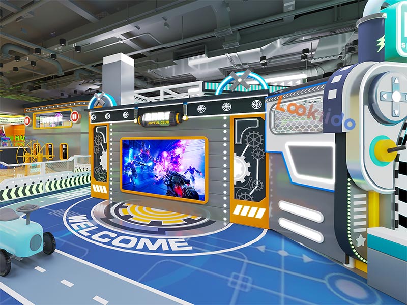 Interstellar Theme Arcade Game Family Entertainment Center for Young Children