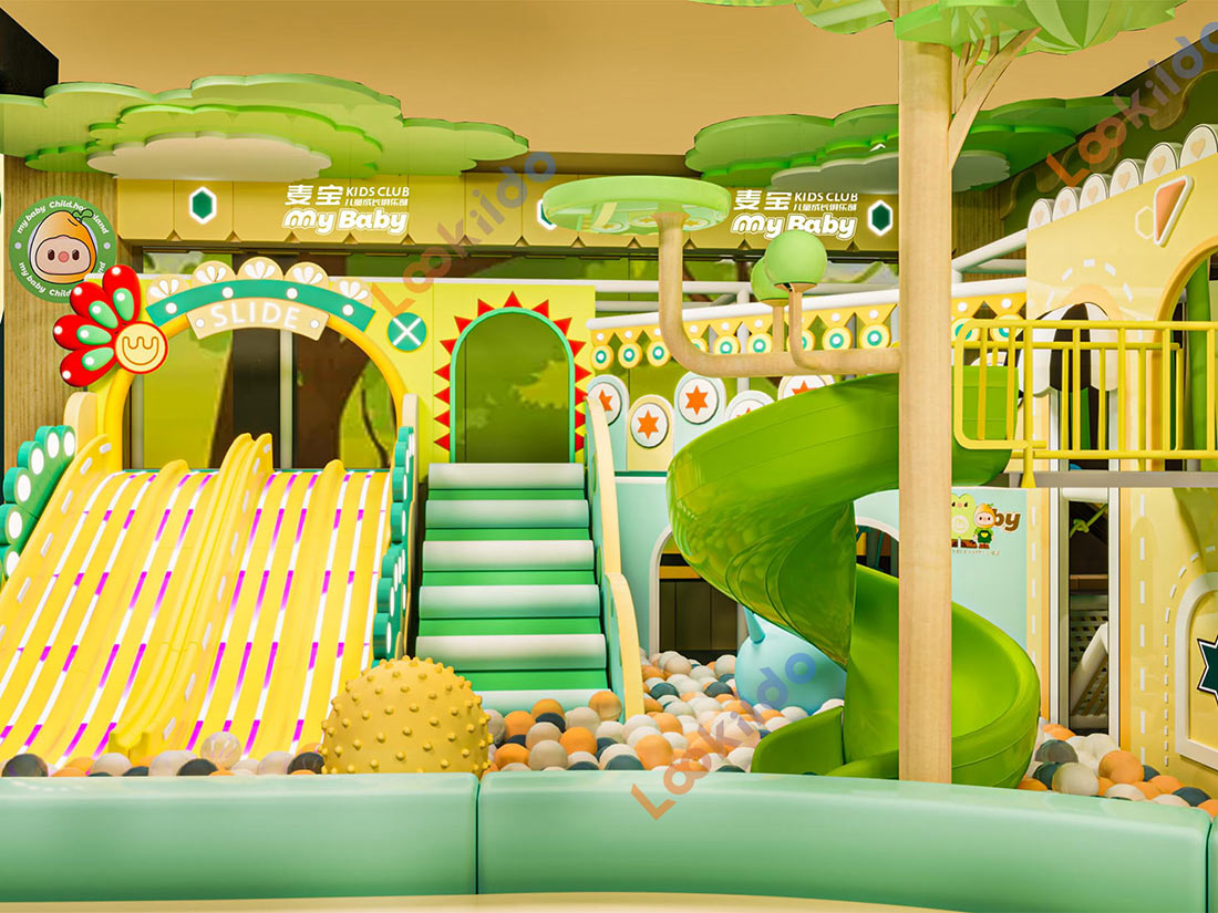 Commercial Giant Extra Long Fiberglass Slide Park Franchise Manufacturer