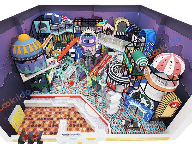 Multi-Story Maze Playground in High-Rise Real Estate Building