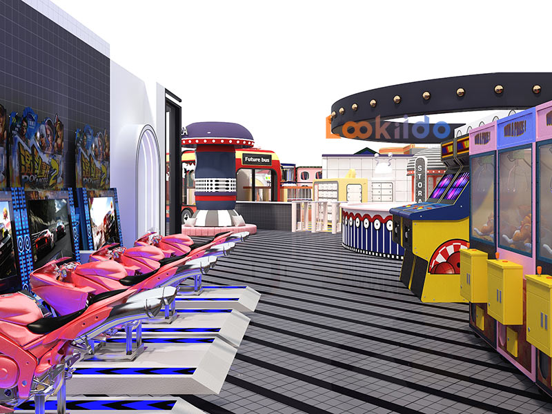 Large Ocean Ball Playground for Younger Children with Arcade Games & Lego