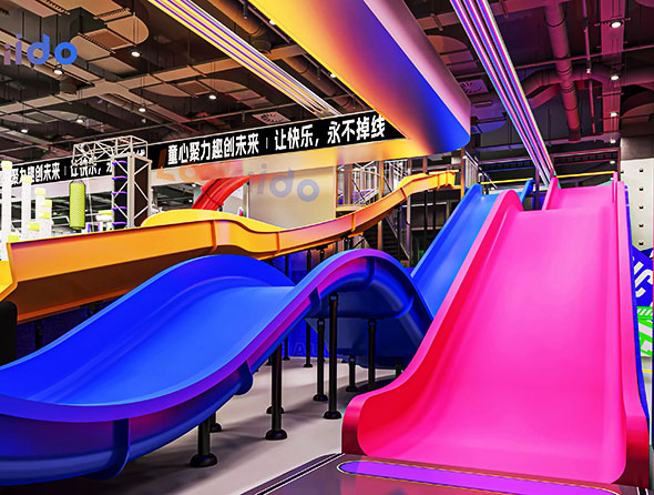 The World's First No-Water Indoor Mega Slide! Cut Equipment Costs by 50% from USA Manufacturer