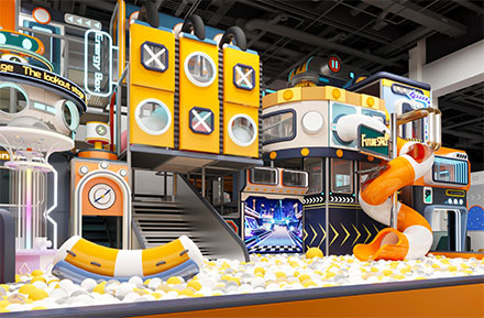 Investing in Steam-Themed Children Playground in Egypt Shopping Center