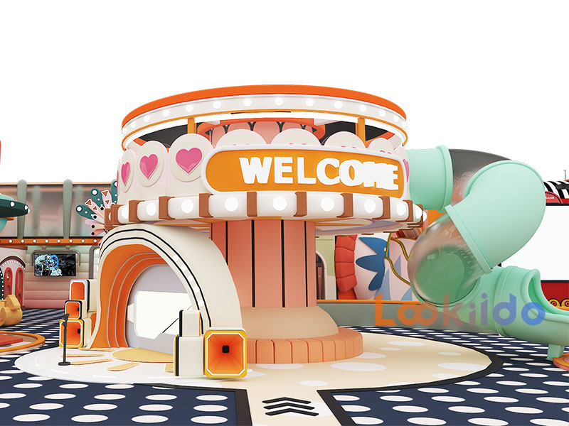 TV Cartoon Character Themed Macaron Playground Original Intellectual Property Design