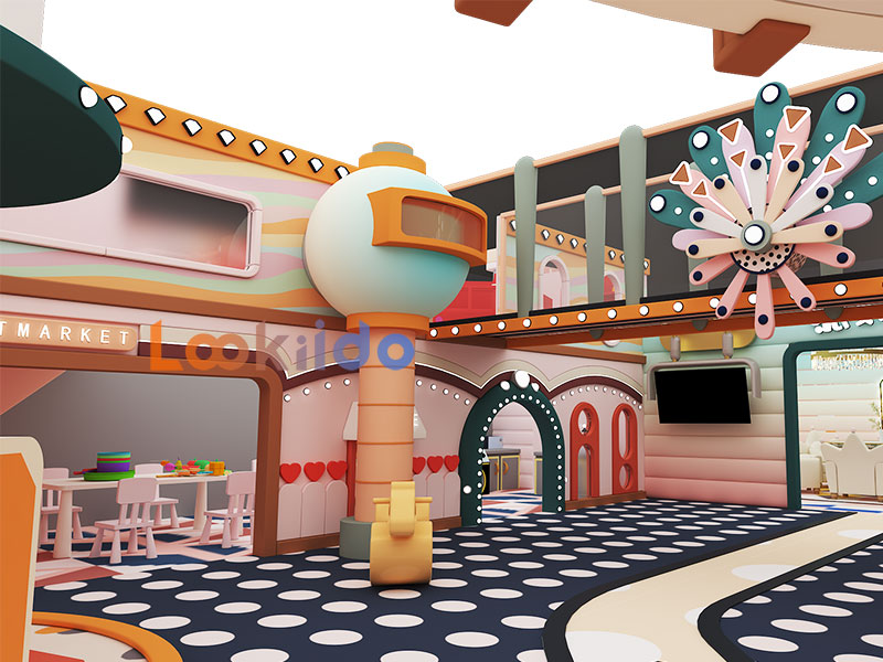 TV Cartoon Character Themed Macaron Playground Original Intellectual Property Design