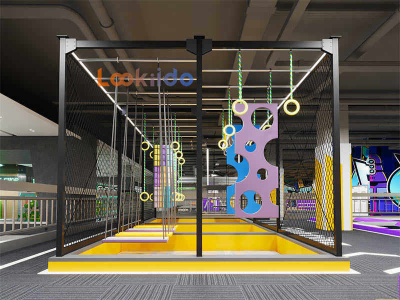 Trampoline Ropes Course Family Adventure Park with Go Karts Bowling Lanes