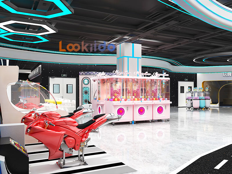Family Entertainment Center with Arcade Games, Go-Karting, Pet Shop. Suitable for Shopping Mall Investment