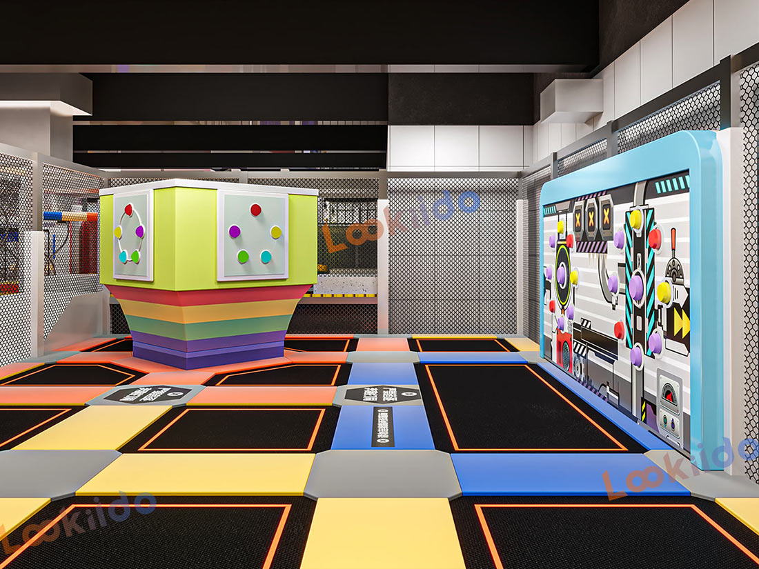 Indoor Sports Adventure Center Franchise Featuring Custom Designed Giant Launch Slides Equipment