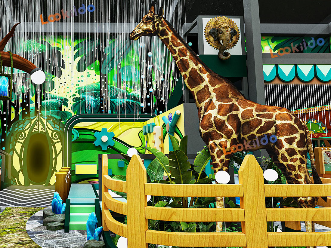 Jungle Expedition: Tailored Indoor Soft Playground Equipment Manufacturer with African Animal Theme