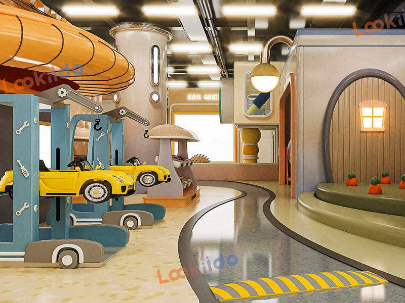 Customized Oasis: Luxury Textured Indoor Playground Equipment for UAE Middle Eastern Theme in Mall