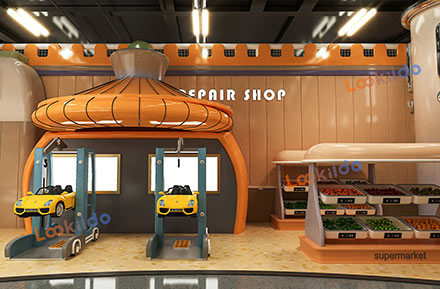 Customized Oasis: Luxury Textured Indoor Playground Equipment for UAE Middle Eastern Theme in Mall