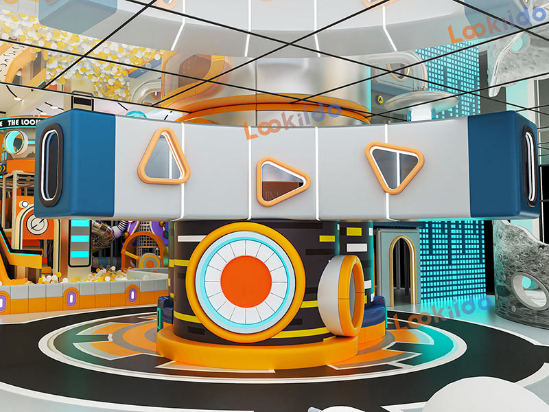 Galaxy RoboPlay: Robotic Adventure Indoor Playground Equipment for Kids Ages 3-8