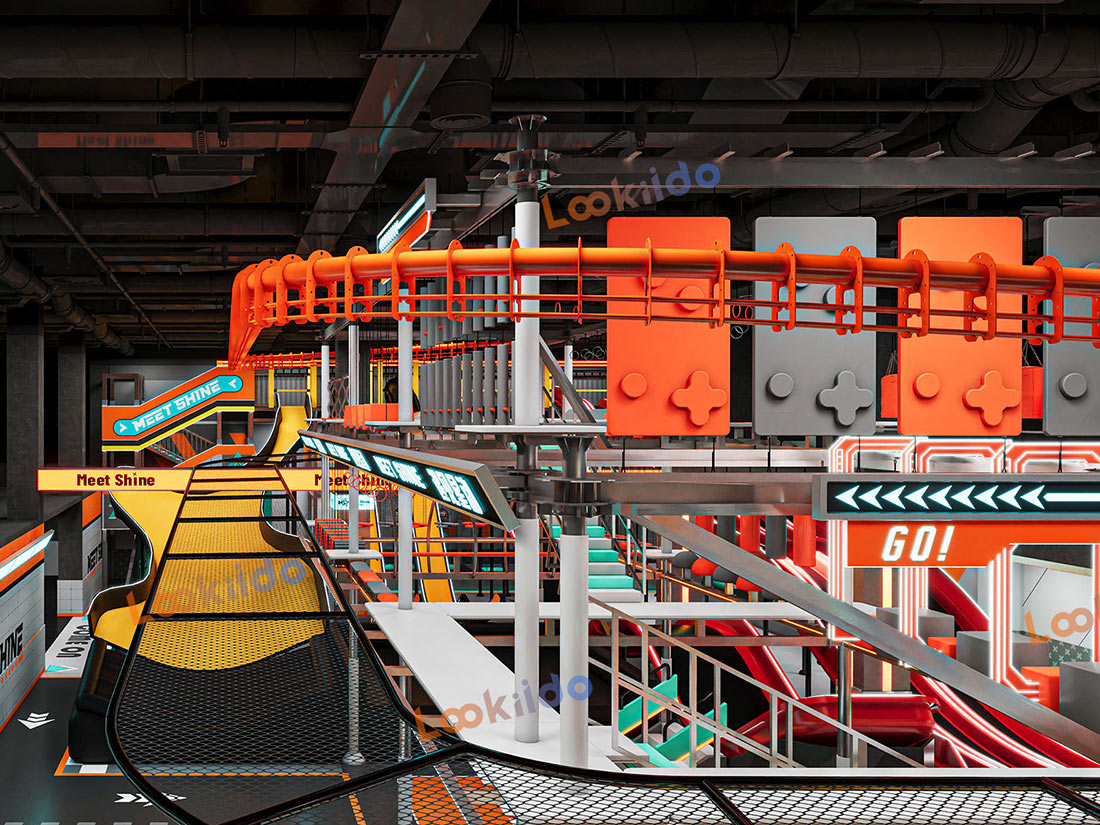 Adventure Sports Slide Complex Park Manufacturer with High Rope Course Equipment