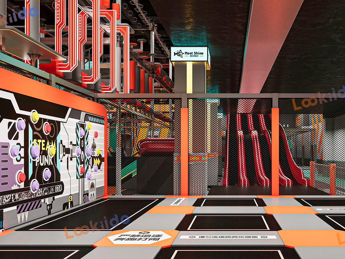 Adventure Sports Slide Complex Park Manufacturer with High Rope Course Equipment