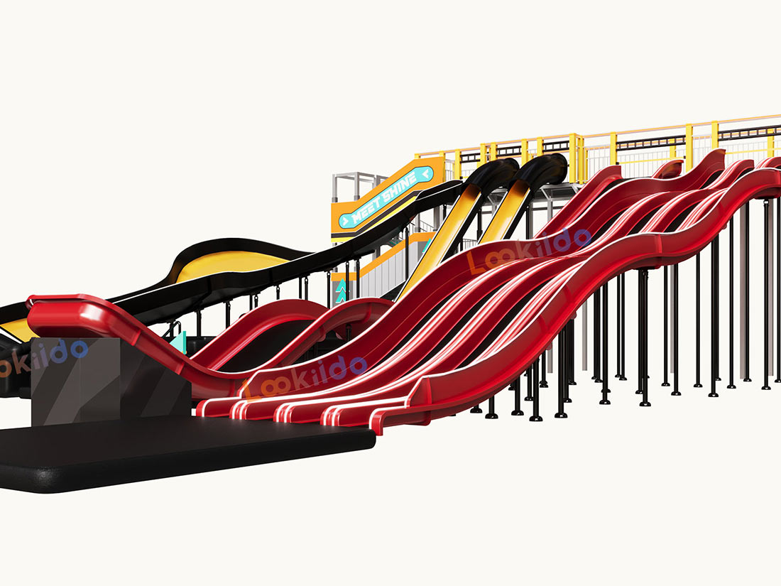 Adventure Sports Slide Complex Park Manufacturer with High Rope Course Equipment