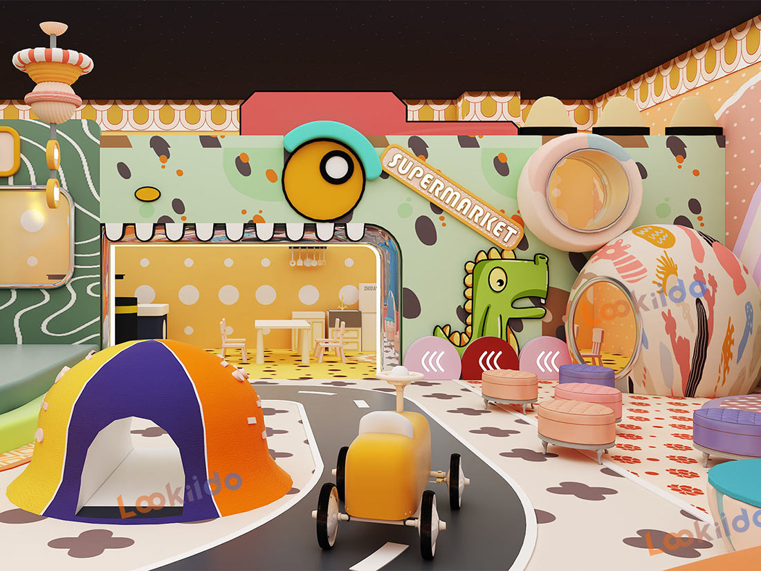 Happy Dino Den: Interactive Playground Early Learning Center Equipment China Suppliers