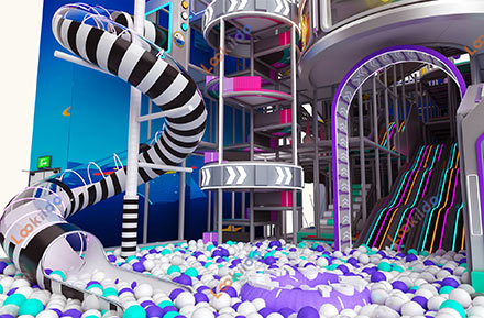 Vertical Vantage: 8.8m High-Capacity, Multi-Level Children Playground Equipment Investment Model