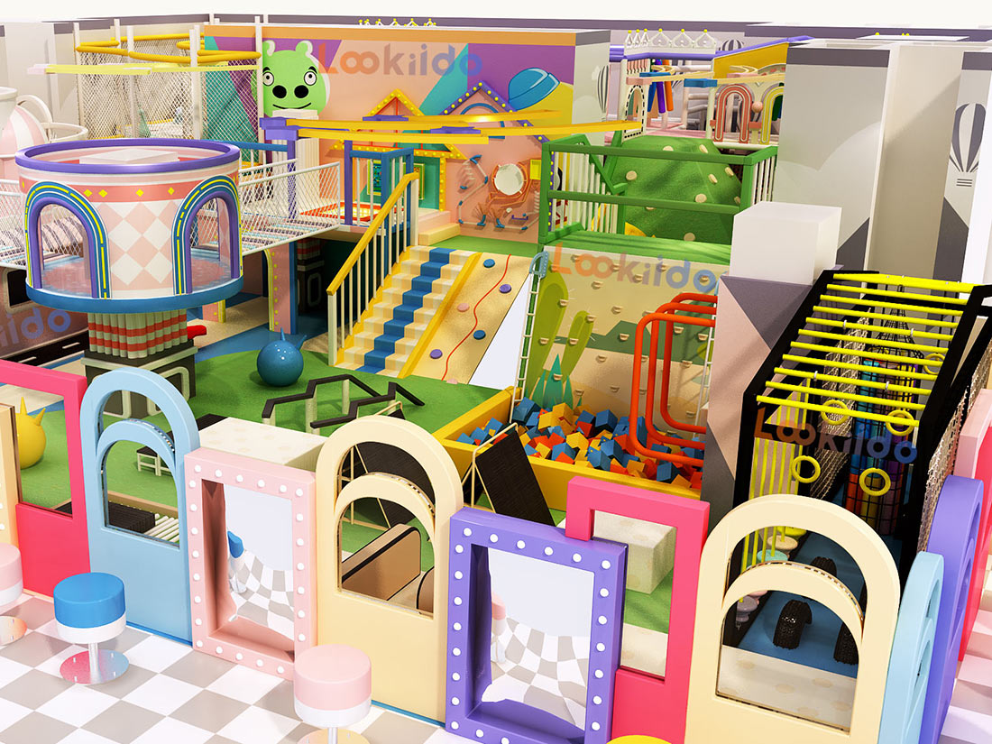 Dual-Theme Kids Playground Equipment Investment: Sunny Oasis Mysterious Desert Nights