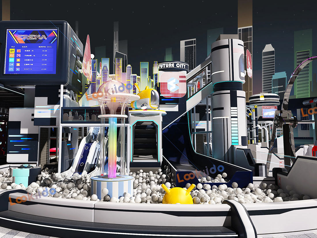 Stellar Gateway: Next-Gen Indoor Playground Equipment with Multi-Level Maze Arena Custom China