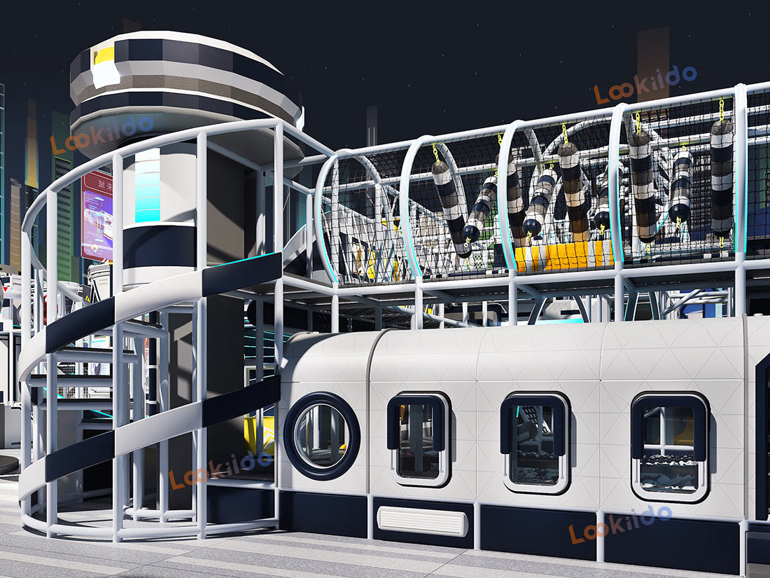Stellar Gateway: Next-Gen Indoor Playground Equipment with Multi-Level Maze Arena Custom China