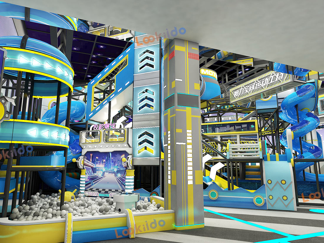 Magical Space Motion Playground: A Time-Shift Adventure Amusement Equipment for Ages 3-12