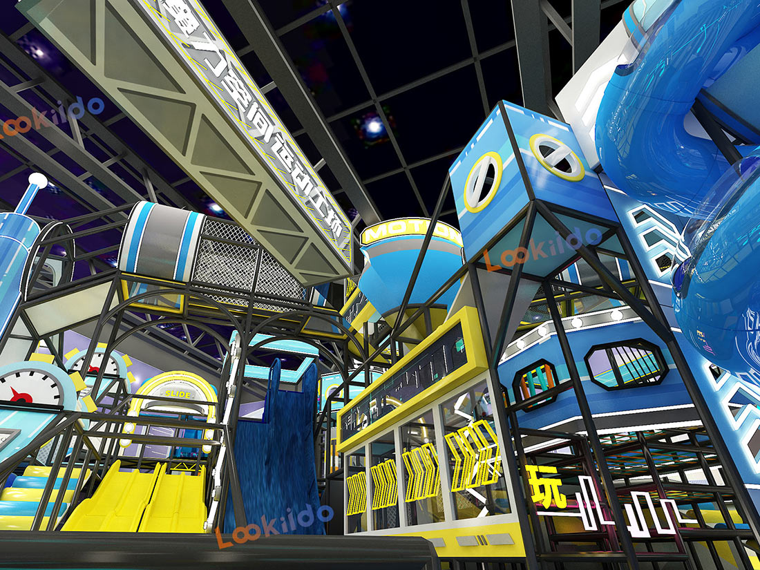 Magical Space Motion Playground: A Time-Shift Adventure Amusement Equipment for Ages 3-12