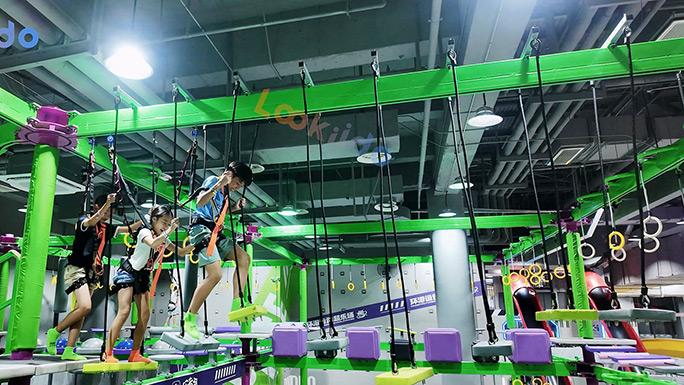 Case Study: Indoor High Ropes Course+ Zipline (Europe/US Standards)
