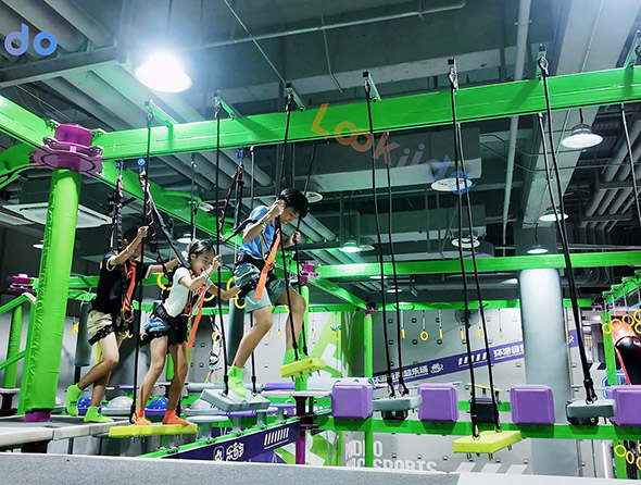 Case Study: Indoor High Ropes Course+ Zipline Playground Equipment (Europe/US Standards)