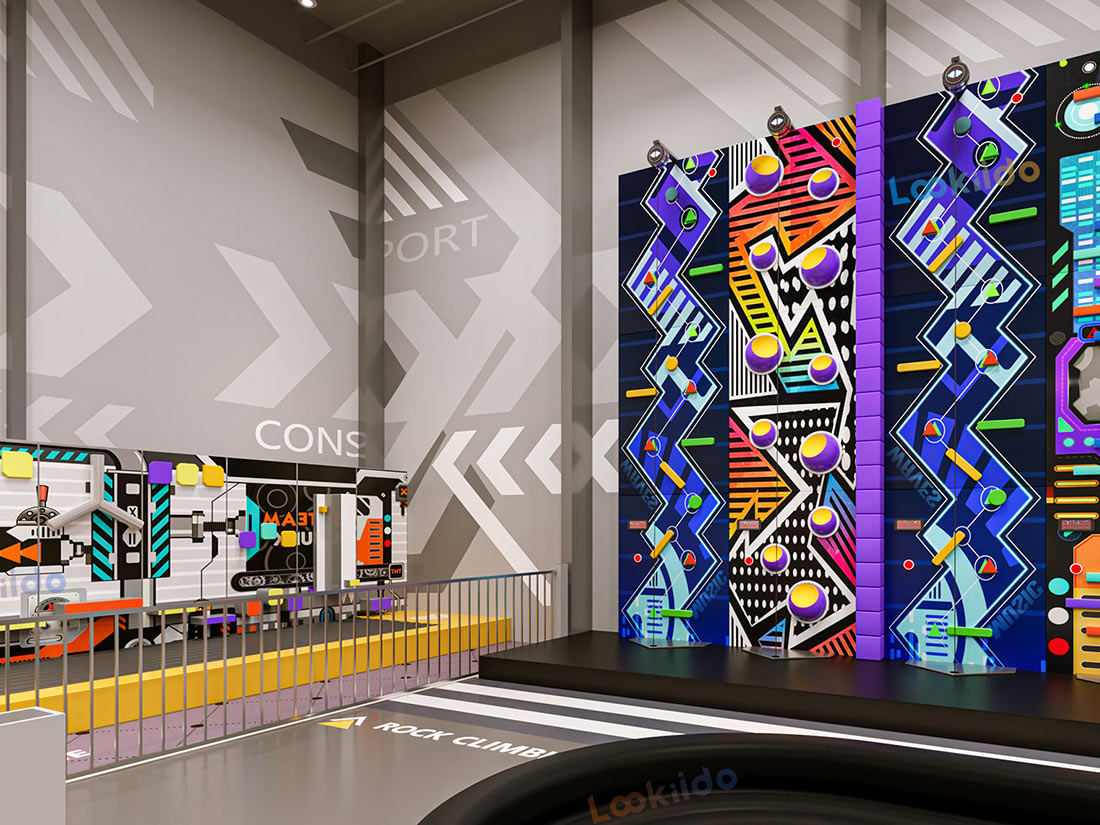 Dual-Age Indoor Adventure Park Featuring Sports Trampolines and Soft Play Maze Equipment