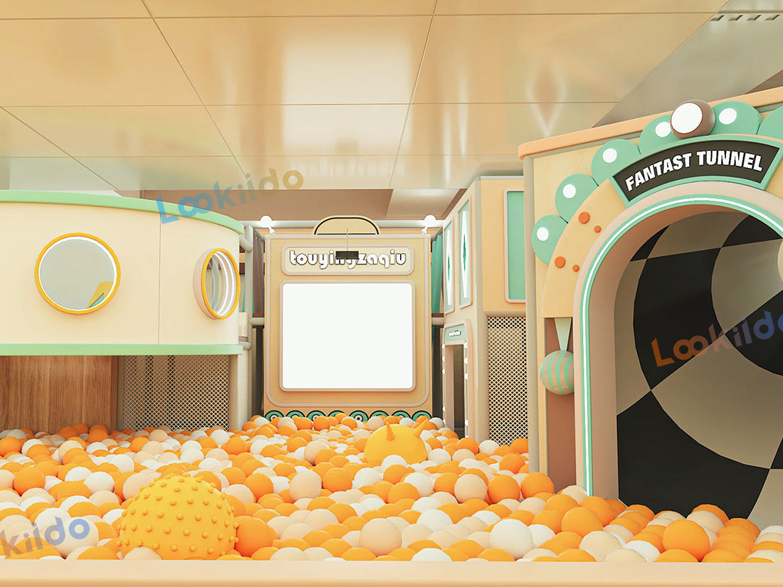 LEGO-Style Botanical Indoor Playground Manufacturers with Ride-On Cars for Ages 3-8