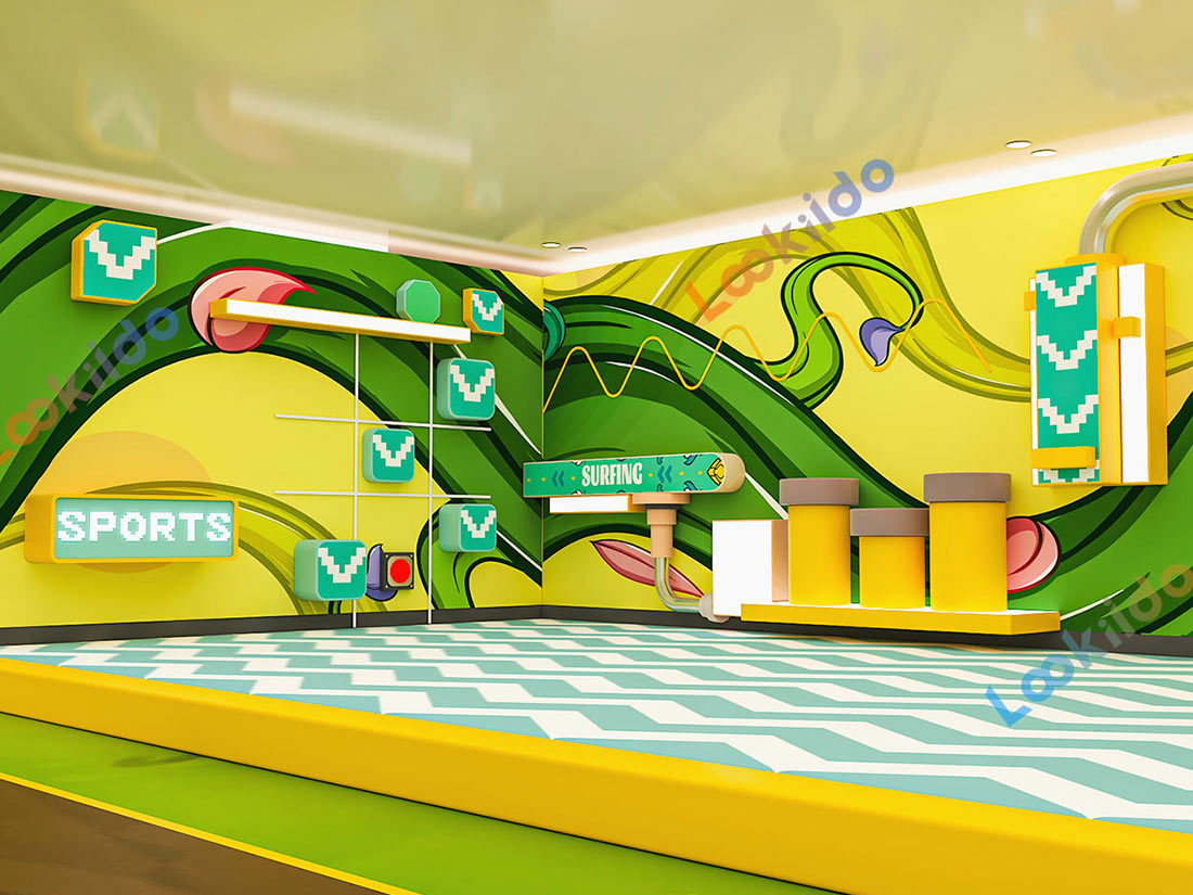 LEGO-Style Botanical Indoor Playground Manufacturers with Ride-On Cars for Ages 3-8