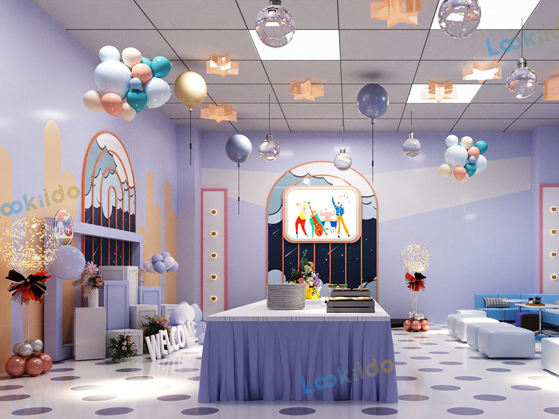 Luxury Family Entertainment Center with Dining and Arcade for High-Net-Worth Families